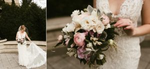 the flower studio bridal bouquet at chicago wedding