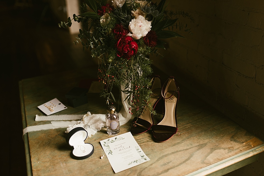 bridal details at coppes commons indiana