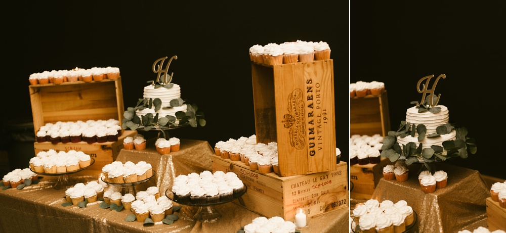 wedding cupcakes at purdue fort wayne international ballroom wedding