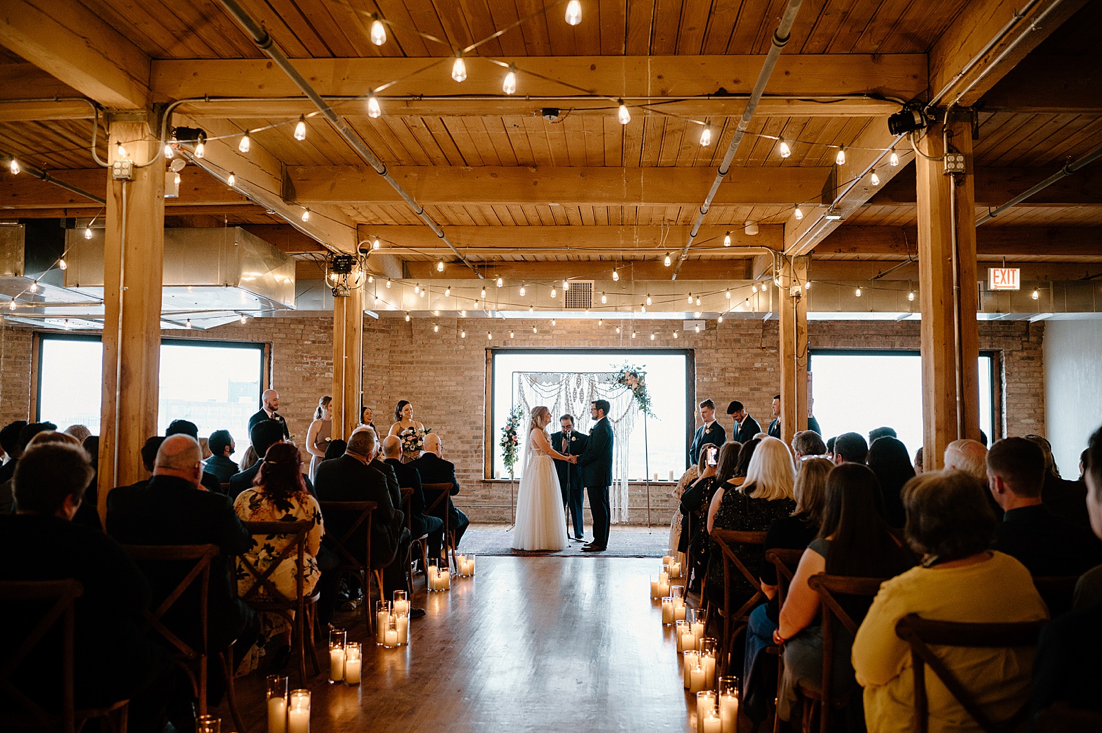 Intimate ceremony at Lacuna Lofts in Chicago