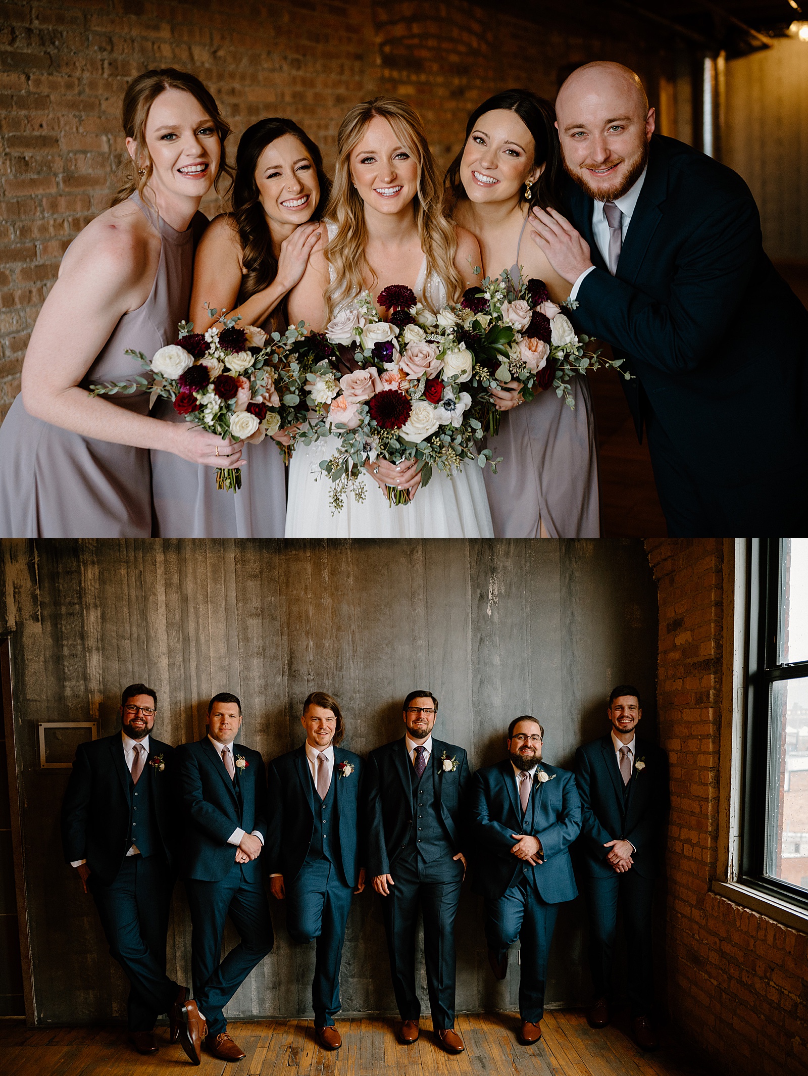Wedding party for special day at Lacuna Lofts