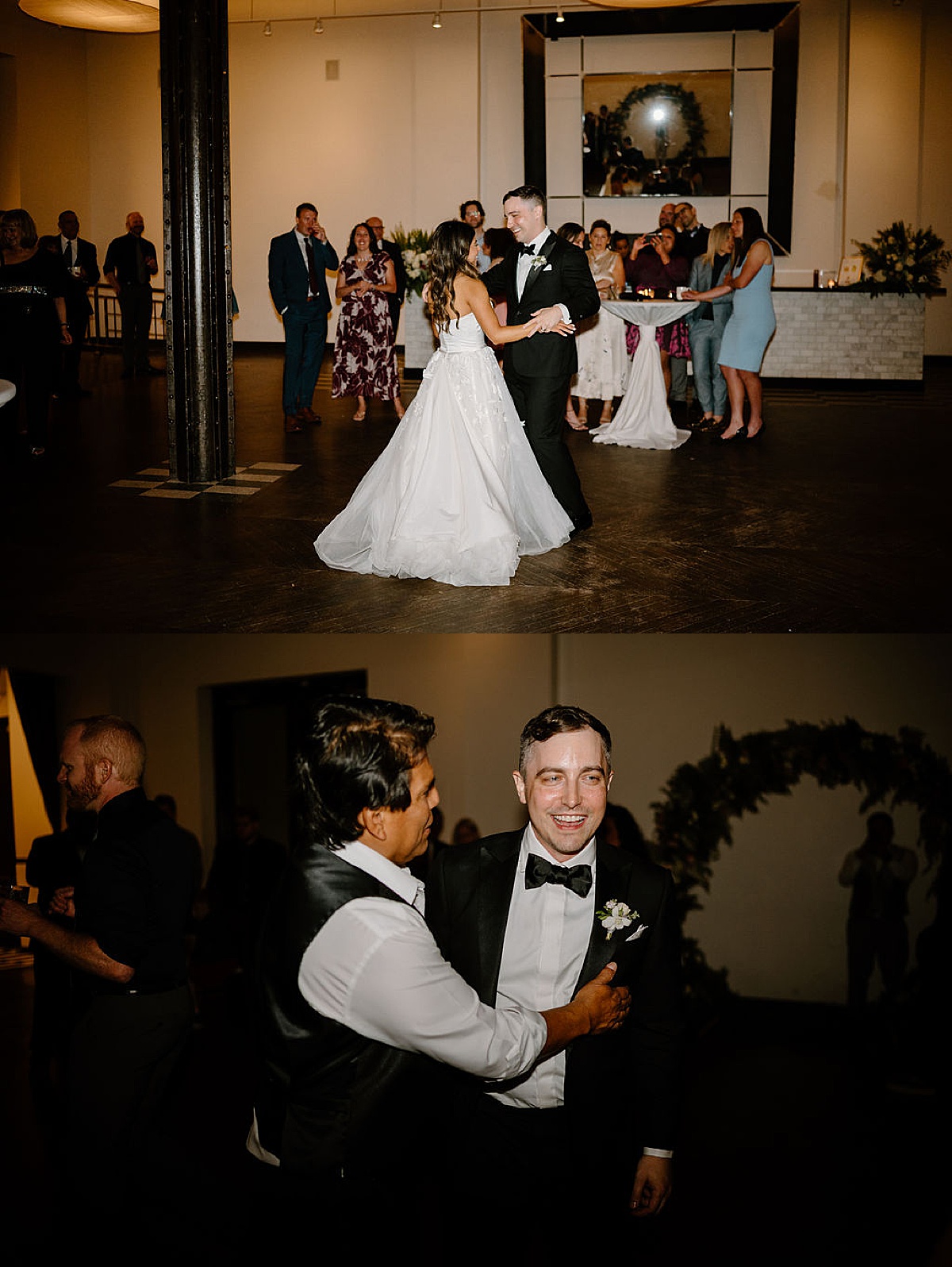 bride and groom dance at classy Chicago reception shot by Indigo Lace Collective