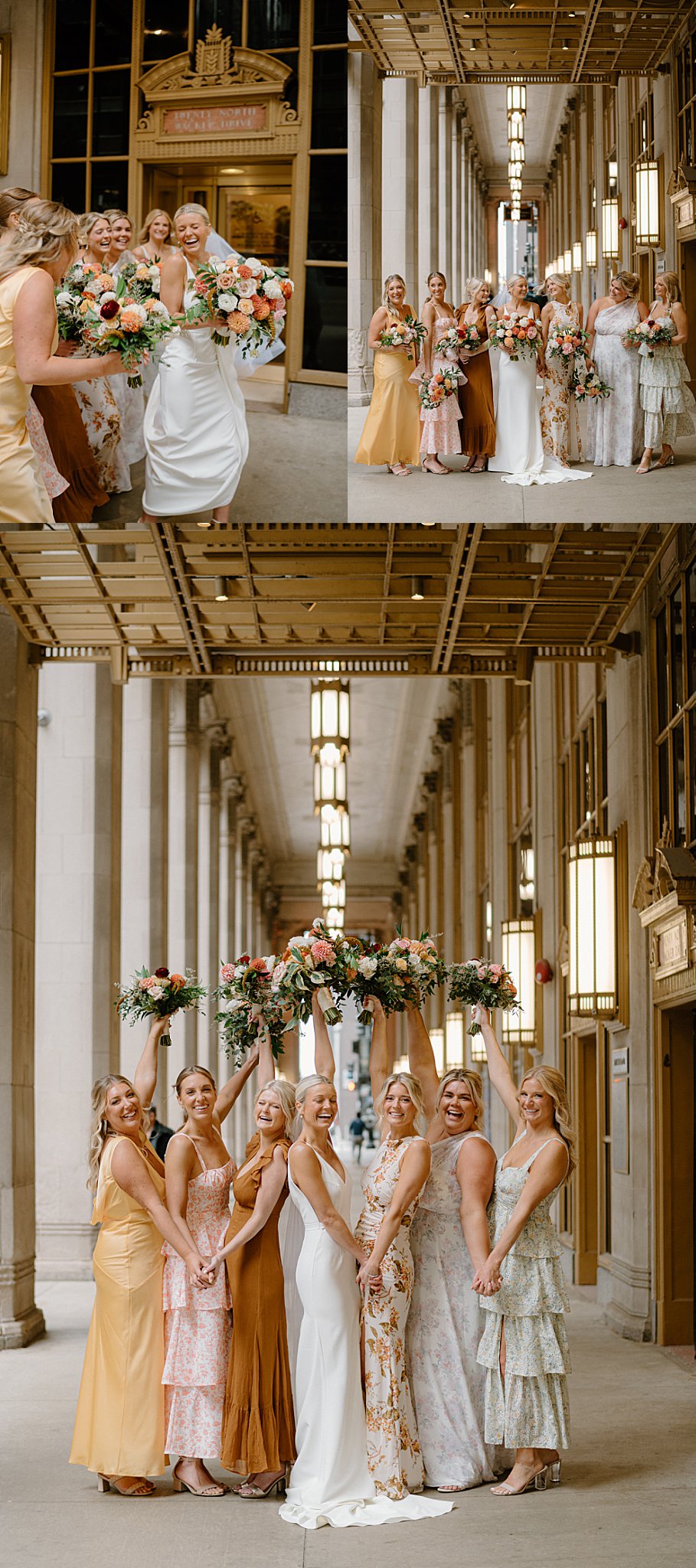 bridesmaids laugh together by Indigo Lace Collective
